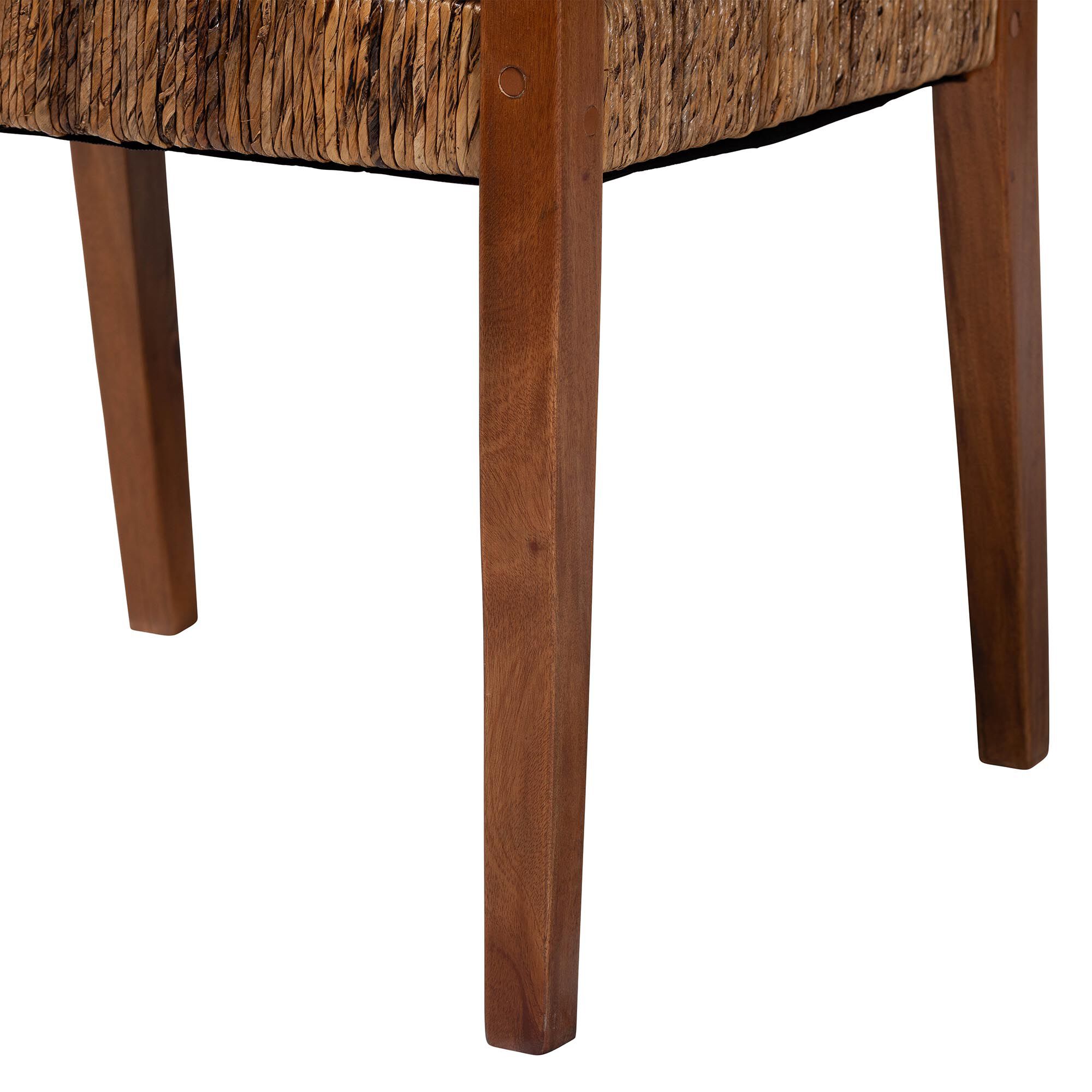 Close-up of chair leg and joint