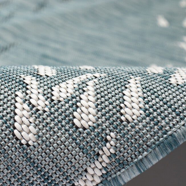 Carmel School Of Fish Indoor/Outdoor Area Rug Aqua, , alternate image number 3