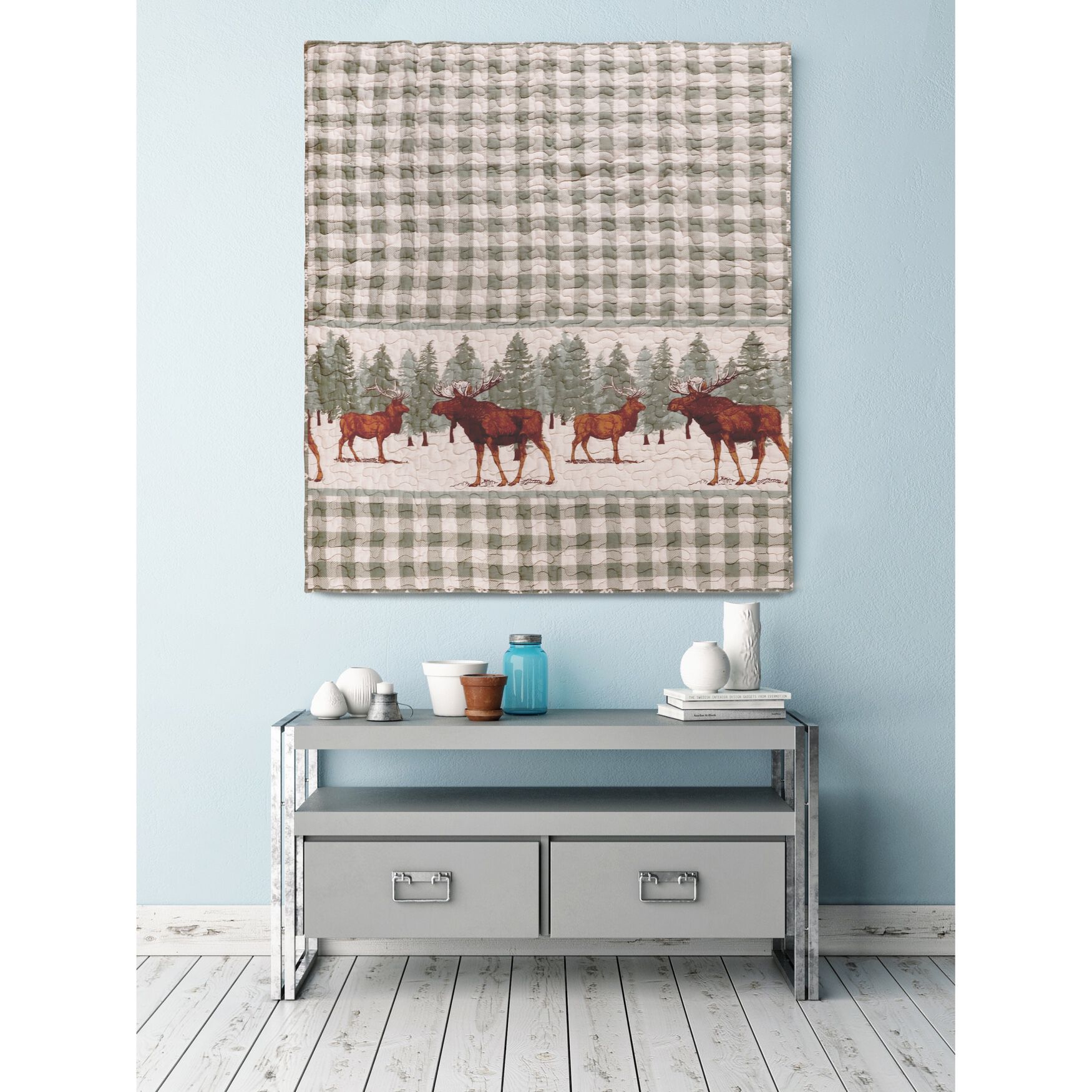 Moose Creek Quilted Throw Blanket, , alternate image number 3