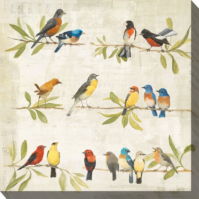 Birdsong Wall Art, MULTI, hi-res image number 0