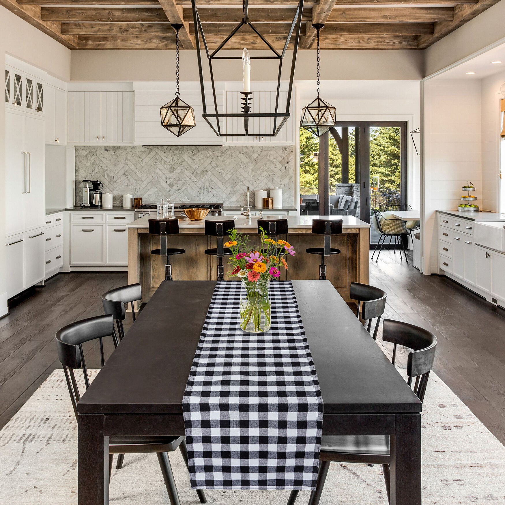 Buffalo Check Table Runner - 13-in x 90-in, , alternate image number 2