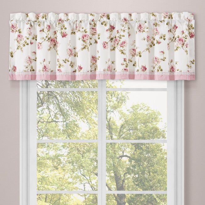 Rosemary Window Straight Valance, ROSE, hi-res image number null