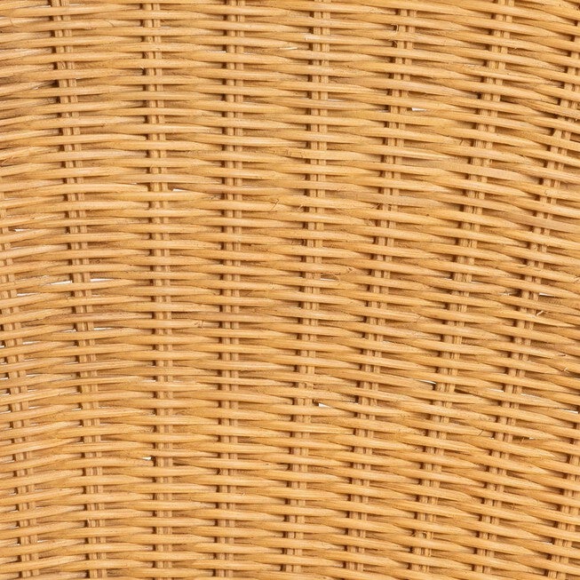 Barito Modern Bohemian Natural Brown Rattan Dining Chair, , alternate image number null