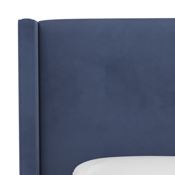 Velvet Wingback Bed, , alternate image number null