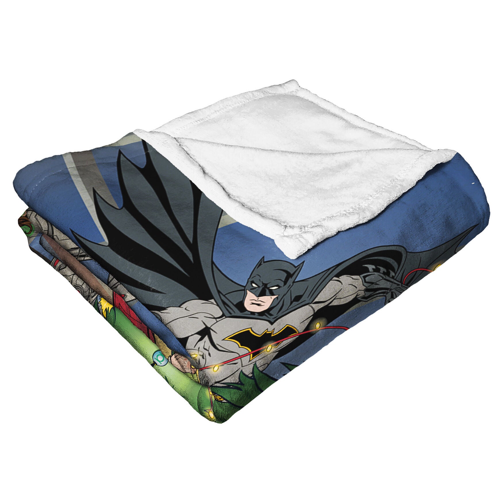 Wb Dc Justice League Holiday Team Work Silk Touch Throw, , alternate image number 4