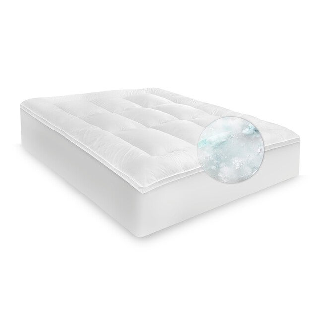 SensorPEDIC MemoryLOFT Classic 2.5-Inch Memory Foam and Fiber Mattress Topper, , on-hover image number 1
