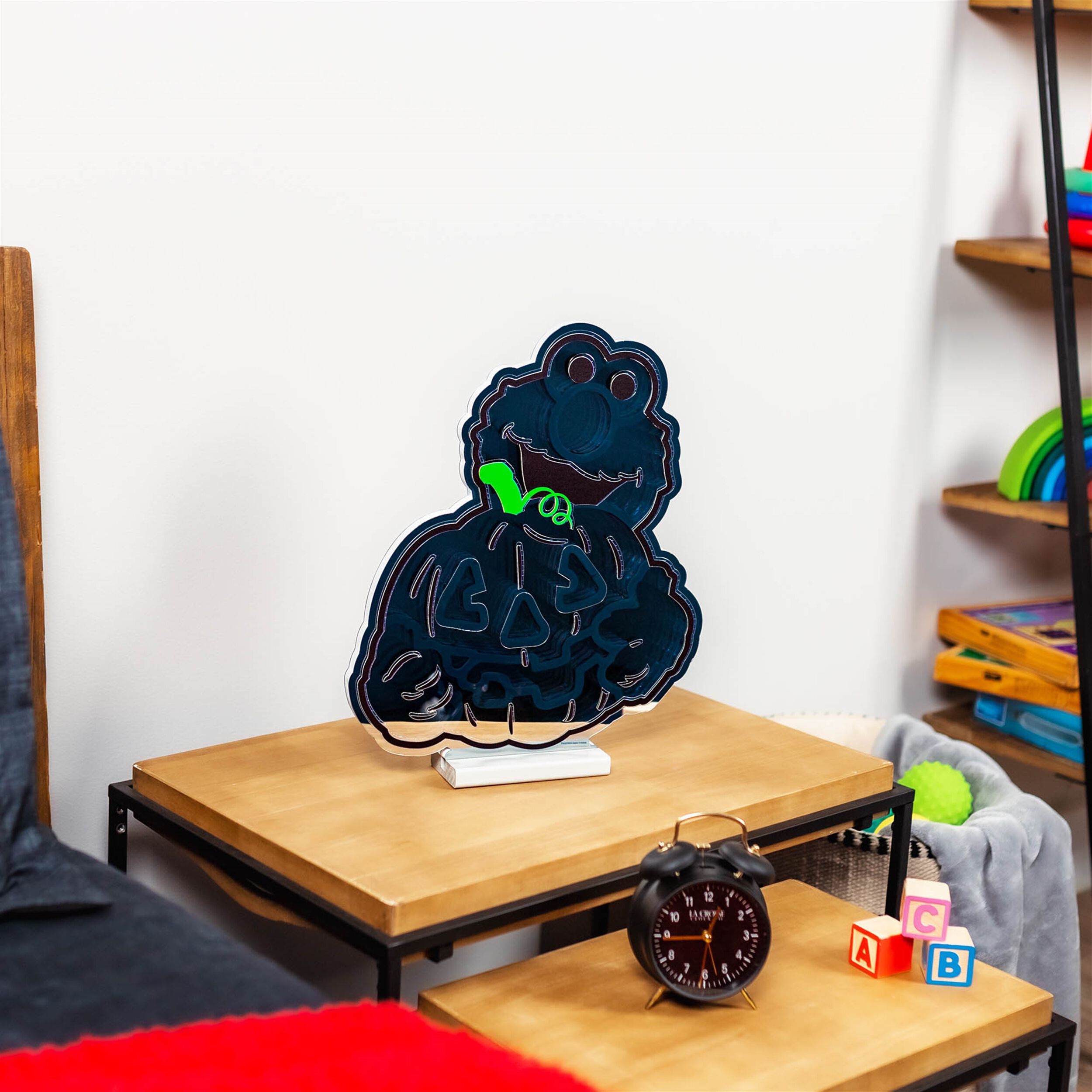 Sesame Street Elmo Pumpkin Ekkolight 16 inchesH, ORANGE RED, alternate image number 2