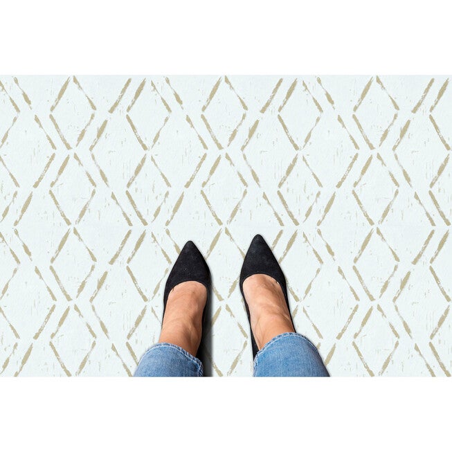 Retro 12x12 Self Adhesive Vinyl Floor Tile - Diamond - 20 Tiles/20 sq. ft., , alternate image number 2