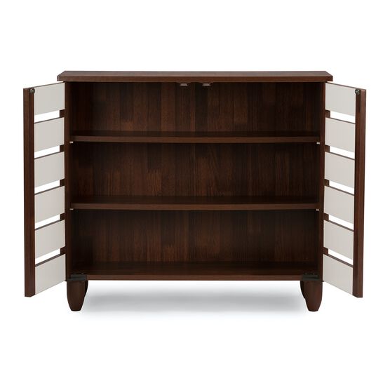 Gisela 2-Tone Shoe Cabinet With 2 Doors Furniture, , on-hover image number null