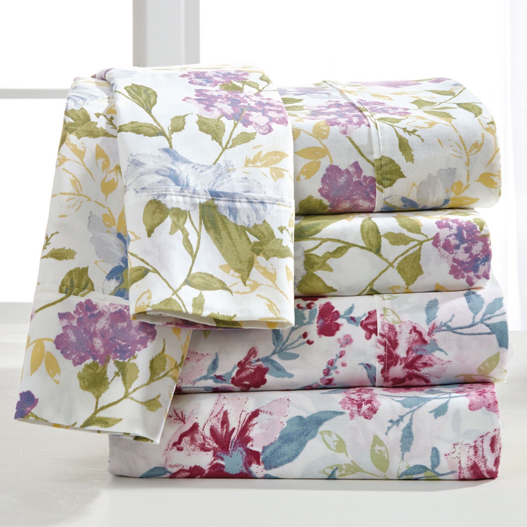 300 Thread Count Cotton Printed Bed Tite&trade; Sheet Set