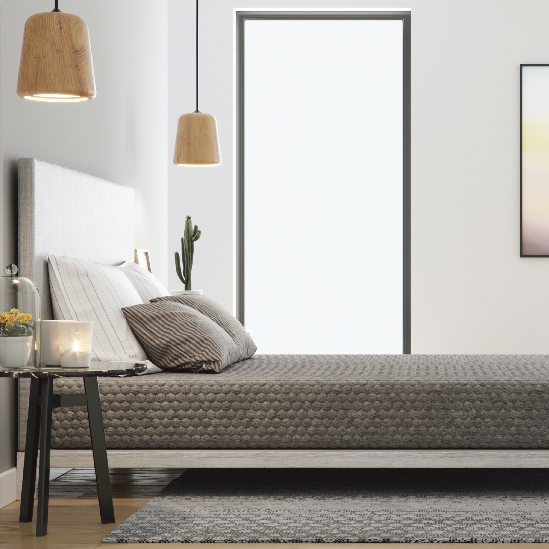 10 inches Gel Memory Foam Mattress, Firm, Cal King Mattress, , alternate image number 2