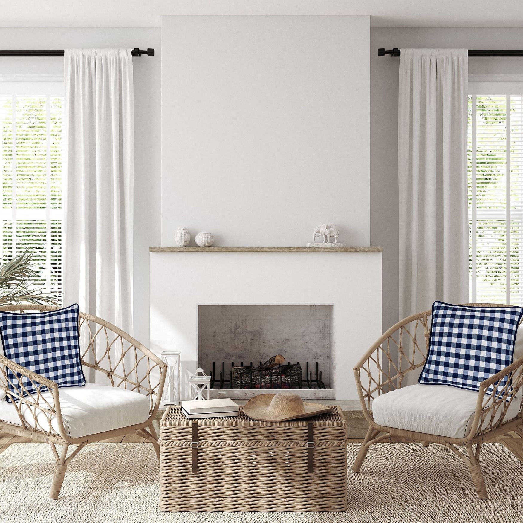 Buffalo Check Throw Pillow Covers - 18-in x 18-in - Set of Two, , alternate image number 17