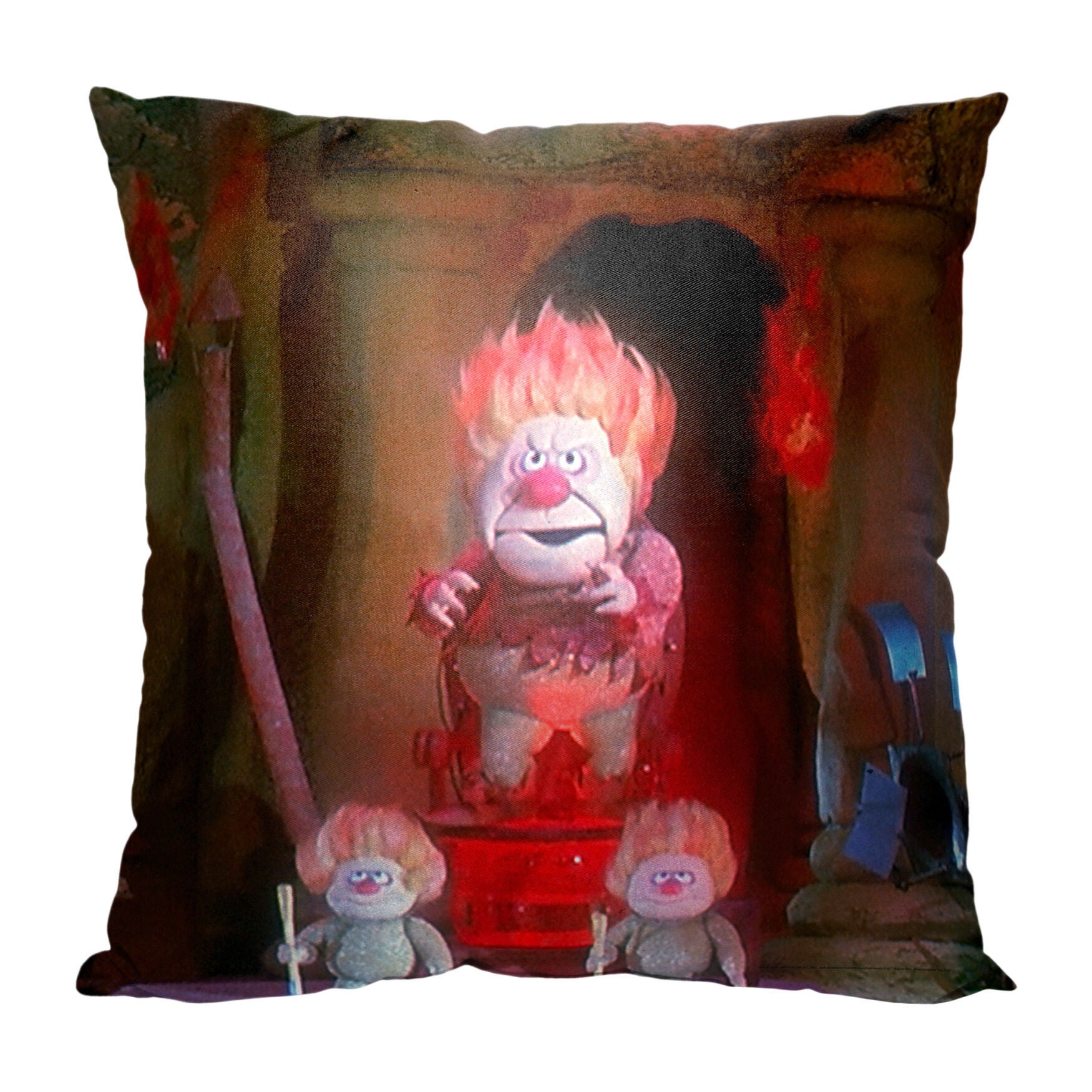 Wb Year Without A Santa Claushail Heat Miser 18X18 Printed Throw Pillow, O, hi-res image number 0