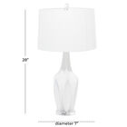 White Polystone Coastal Accent Lamp, , alternate image number null