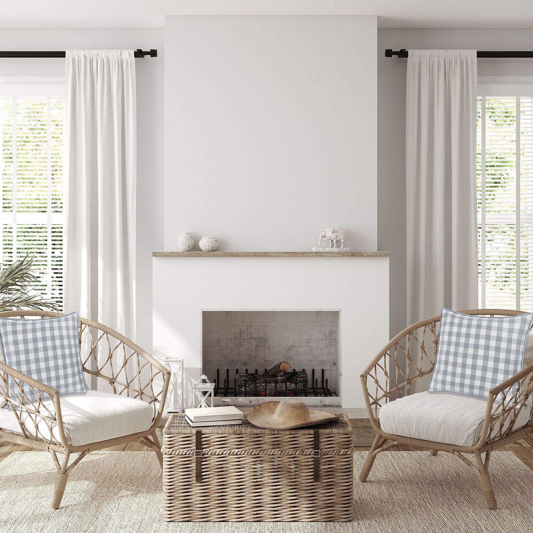 Buffalo Check Throw Pillow Covers - 18-in x 18-in - Set of Two, , alternate image number 12