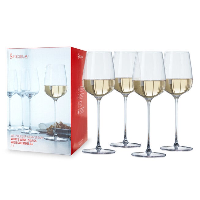 Willsberger 12.9 Oz White Wine Glass (Set Of 4), CLEAR, hi-res image number null