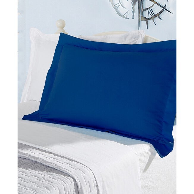 Luxury Hotel Kids Tailored 14 inches Drop Cobalt Blue Bed Skirt, , on-hover image number null