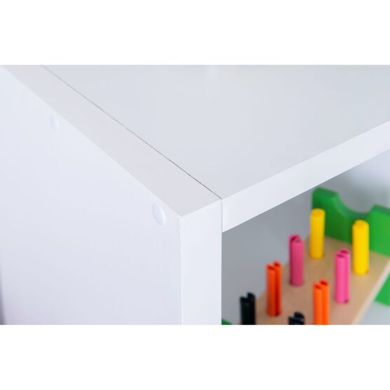 Glencoe 6 Cubby Storage Cabinet - White, , on-hover image number null