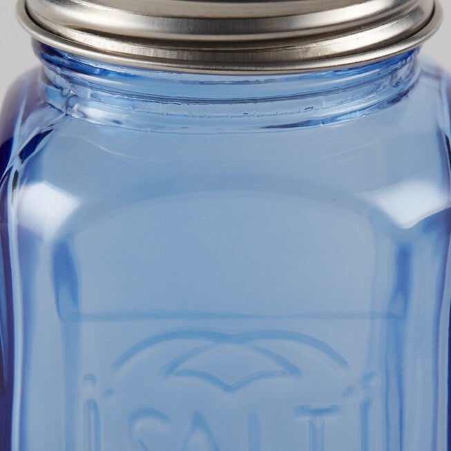Retro Glass Salt & Pepper Set - Blue, , alternate image number 2