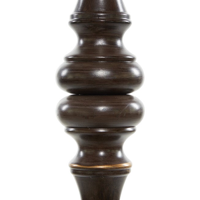 Set Of 3 Brown Polystone Traditional Floor Lamp, , alternate image number null
