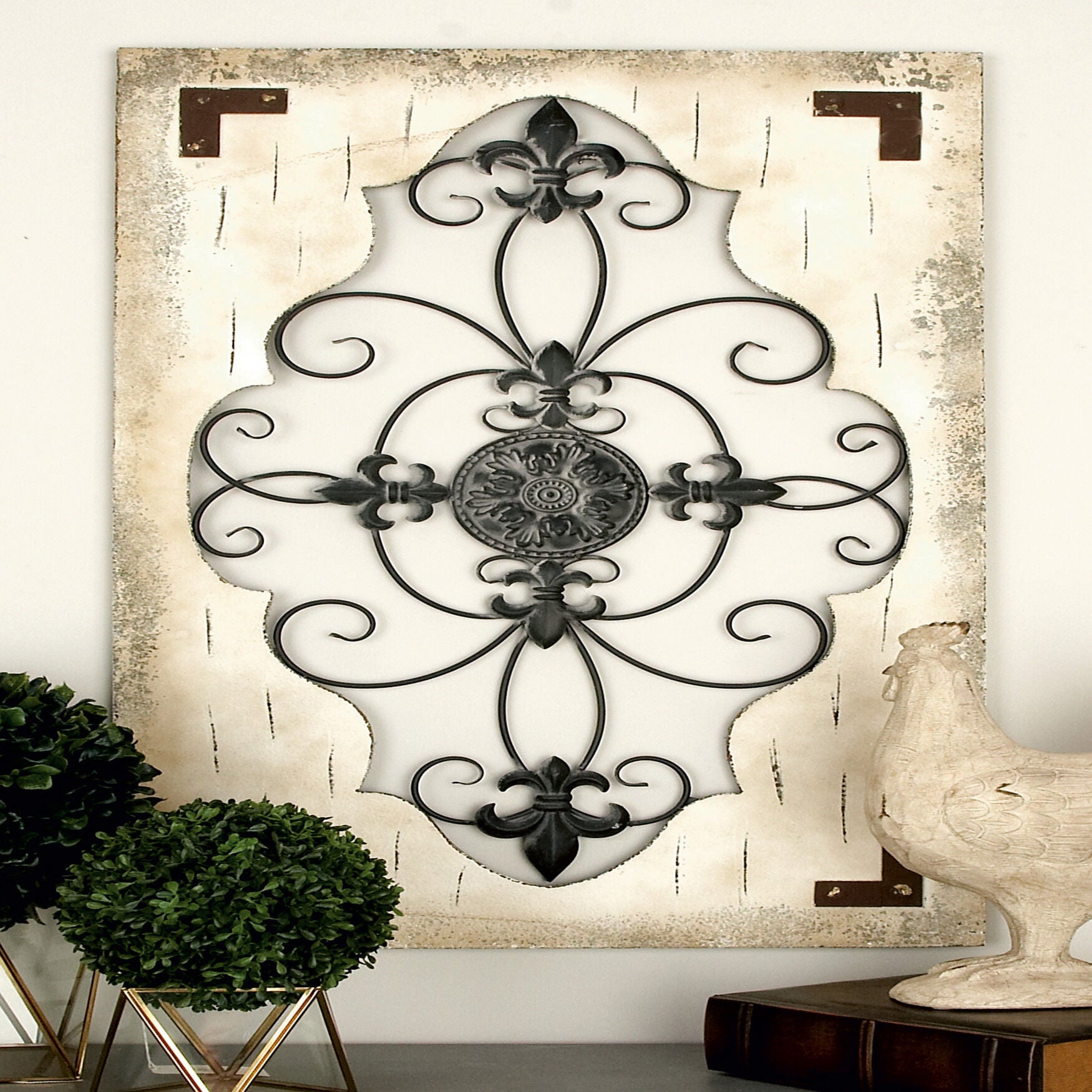 Cream Rustic Ornamental Wood Wall D&eacute;cor, , alternate image number 9