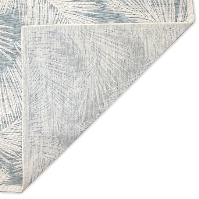 Carmel Fronds Indoor/Outdoor Area Rug Aqua, , on-hover image number 1