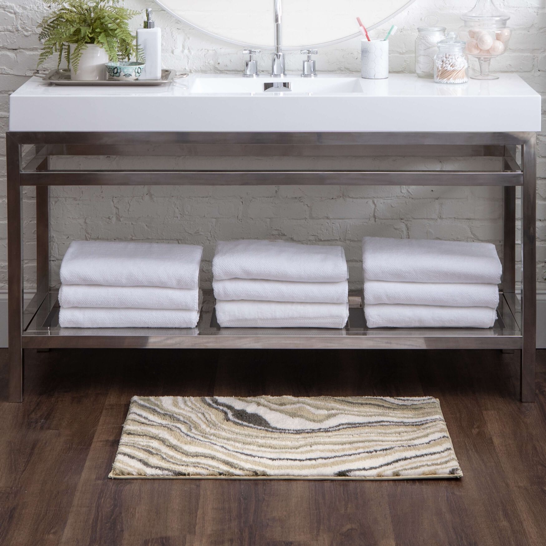 Serpentine Bath Rug, , alternate image number 8