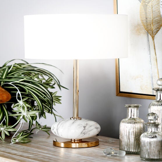 Gold Metal Glam Table Lamp, , alternate image number null