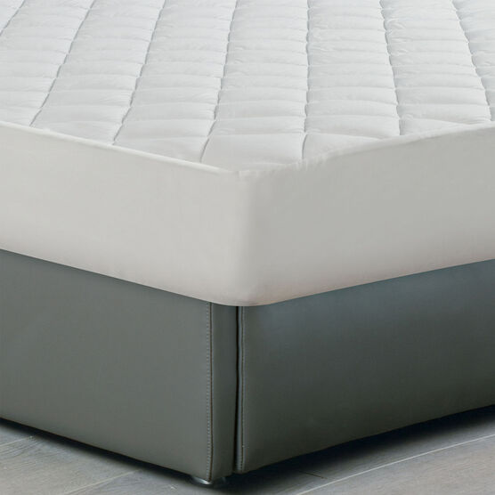 All-In-One Repreve Recycled Soft Terry Fitted Mattress Pad, Twin, , on-hover image number null