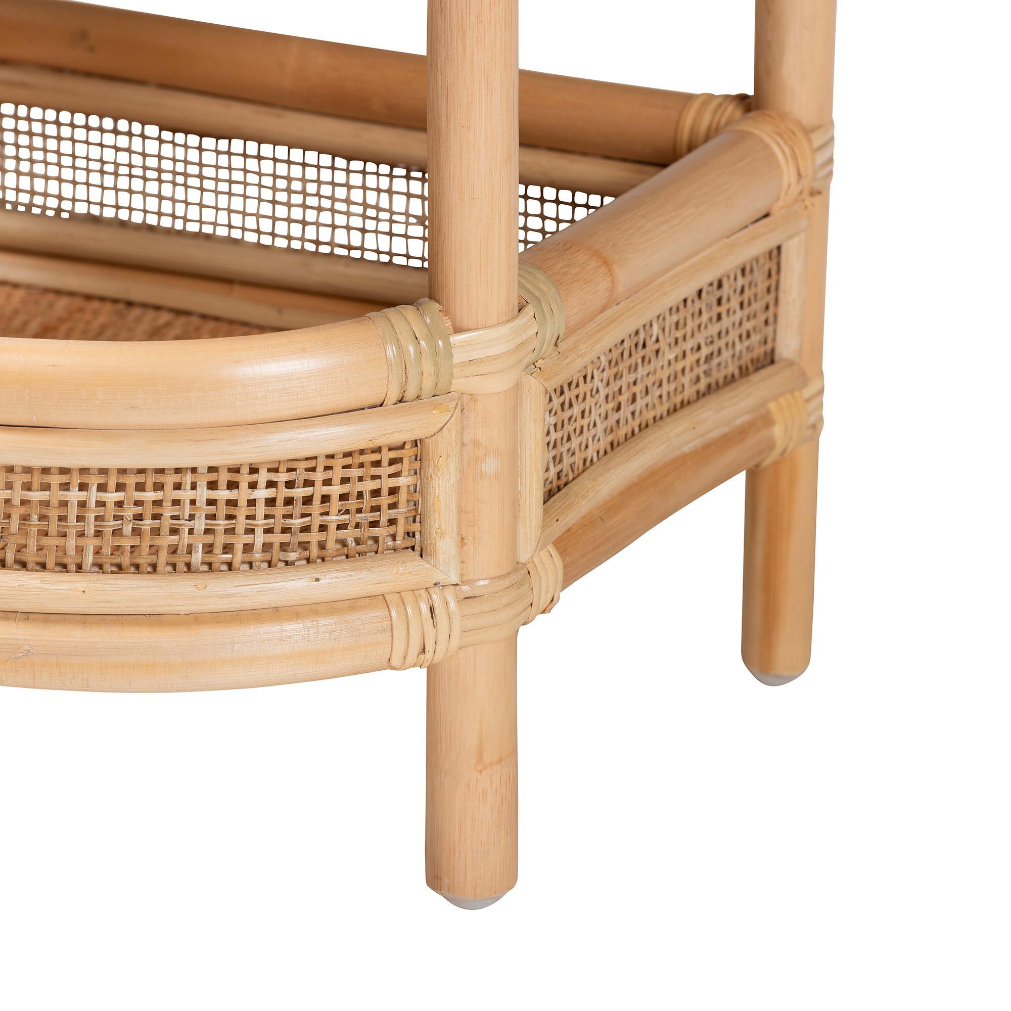 Corner binding and weaving