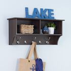 36" Wide Hanging Entryway Shelf, EXPRESSO, hi-res image number null