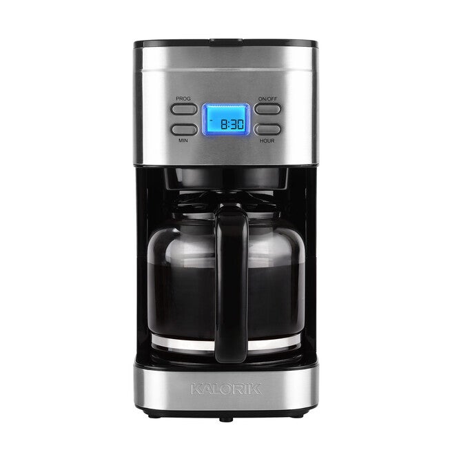 Kalorik Programmable 12 Cup Coffee Maker, Stainless Steel, , alternate image number null