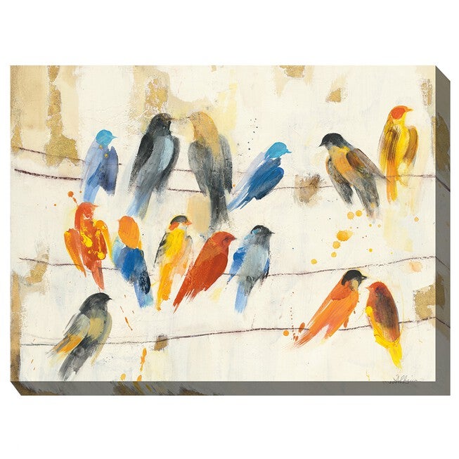 CHITTER CHATTER OUTDOOR ART 40X30, MULTI, hi-res image number null