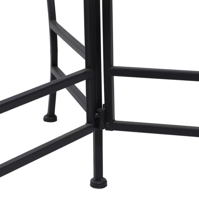 Set Of 3 Black Metal Traditional Plantstand, , alternate image number 3