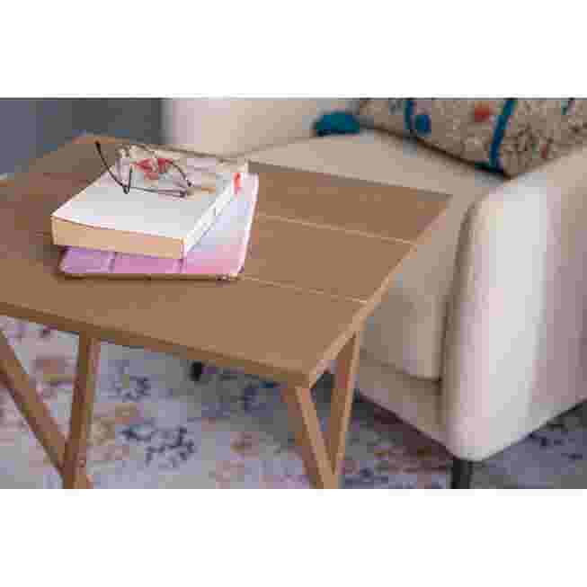 Table used as side surface in living room
