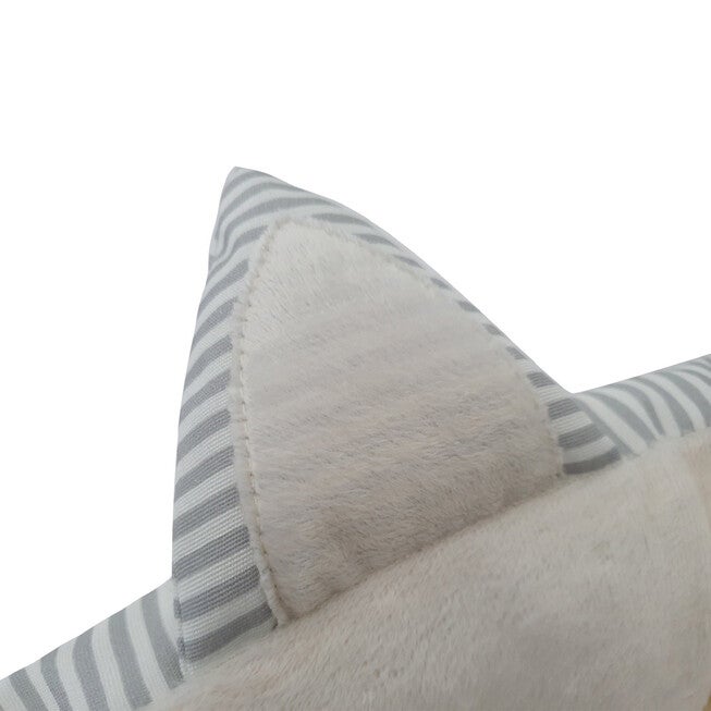Stripe Printing poly-cotton cozy round cat bed , 21 inch, , alternate image number null