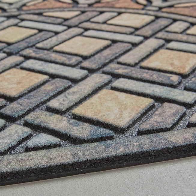 Deco Tile Slice Brown 1 feet 11 inches X 2 feet 11 inches, , alternate image number null