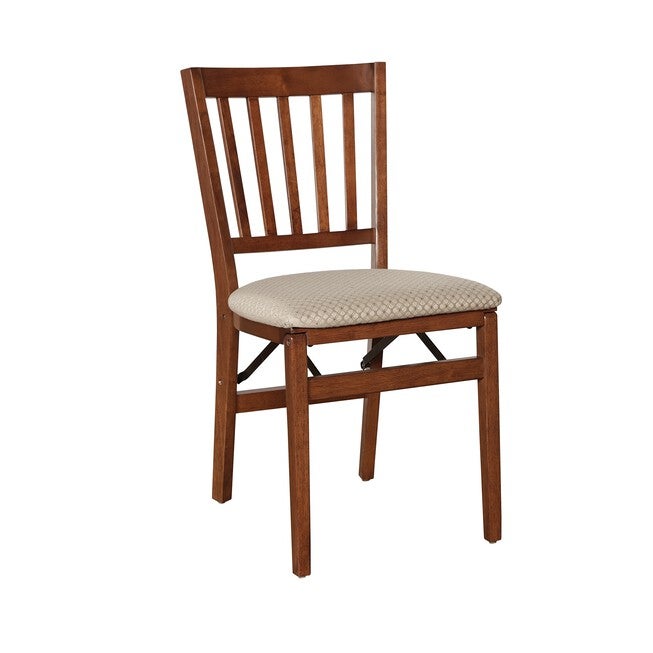 School House Wood Folding Chairs, Set Of 2, CHERRY, hi-res image number 0