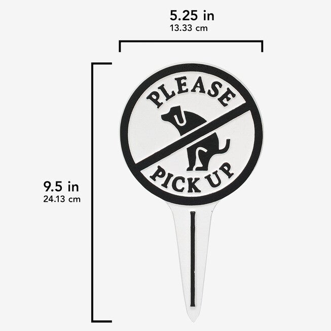 Please Pick Up Dog Courtesy Lawn Stake, , on-hover image number null