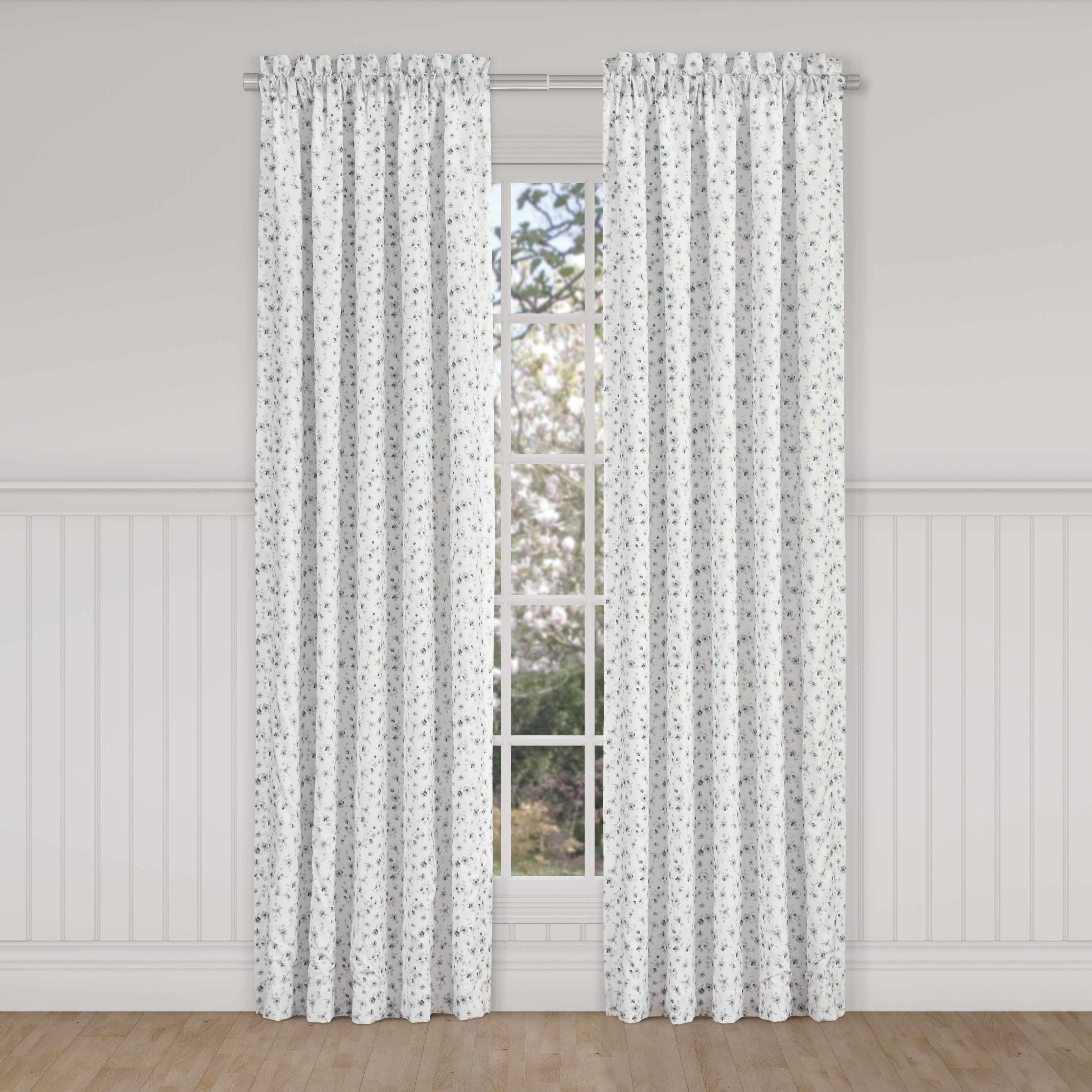 Bungalow Spa 84 Inch Window Panel Pair, SPA, alternate image number 1