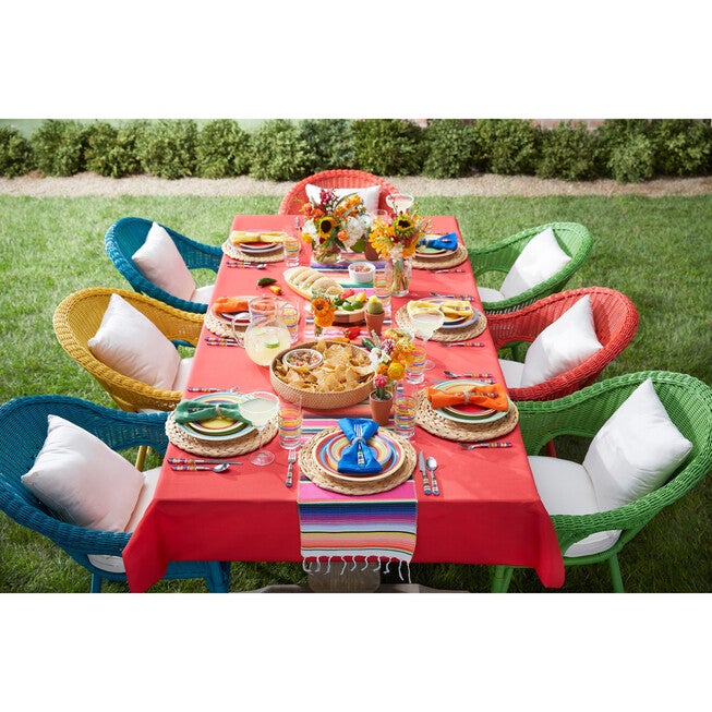 Roma Hand-Woven Resin Wicker Stacking Chair, , alternate image number 2