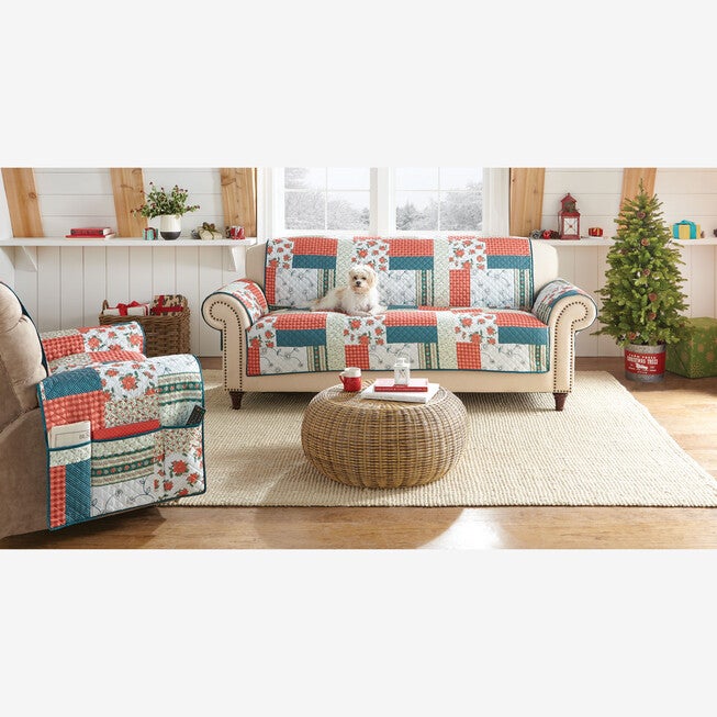 Printed Faux Patchwork Protectors Collection, , hi-res image number 0