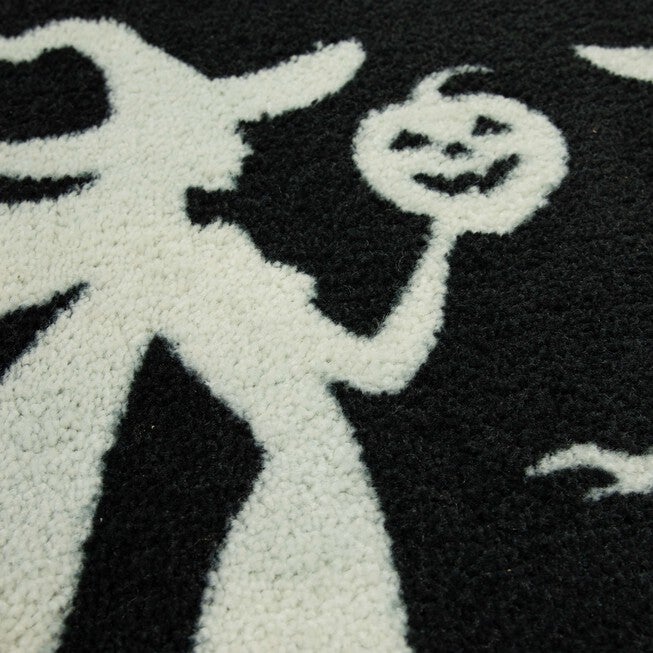 Witch Trio Black Kitchen Rug, , alternate image number null