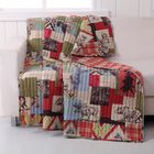 Rustic Lodge Quilted Throw Blanket, MULTI, hi-res image number 0