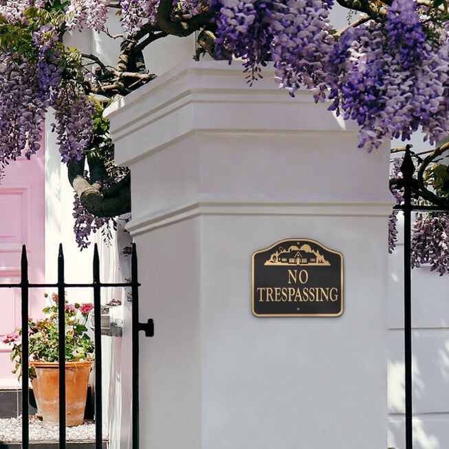 No Trespassing Sign, , alternate image number 4