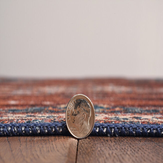 Washable Foster Russet/Ivory Rug, , alternate image number null