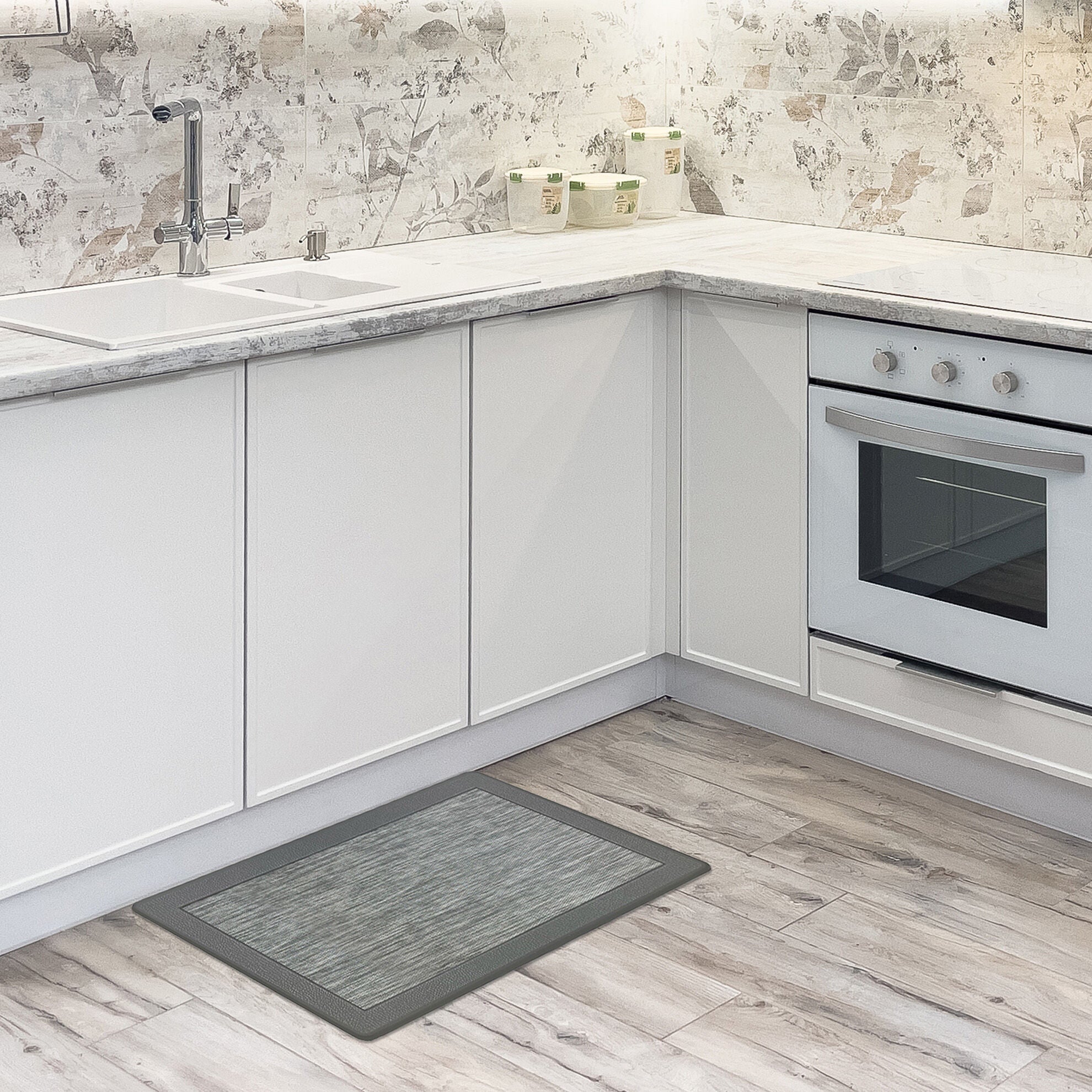 Clarke 18x30 Anti Fatigue Mat, GREY, alternate image number 4