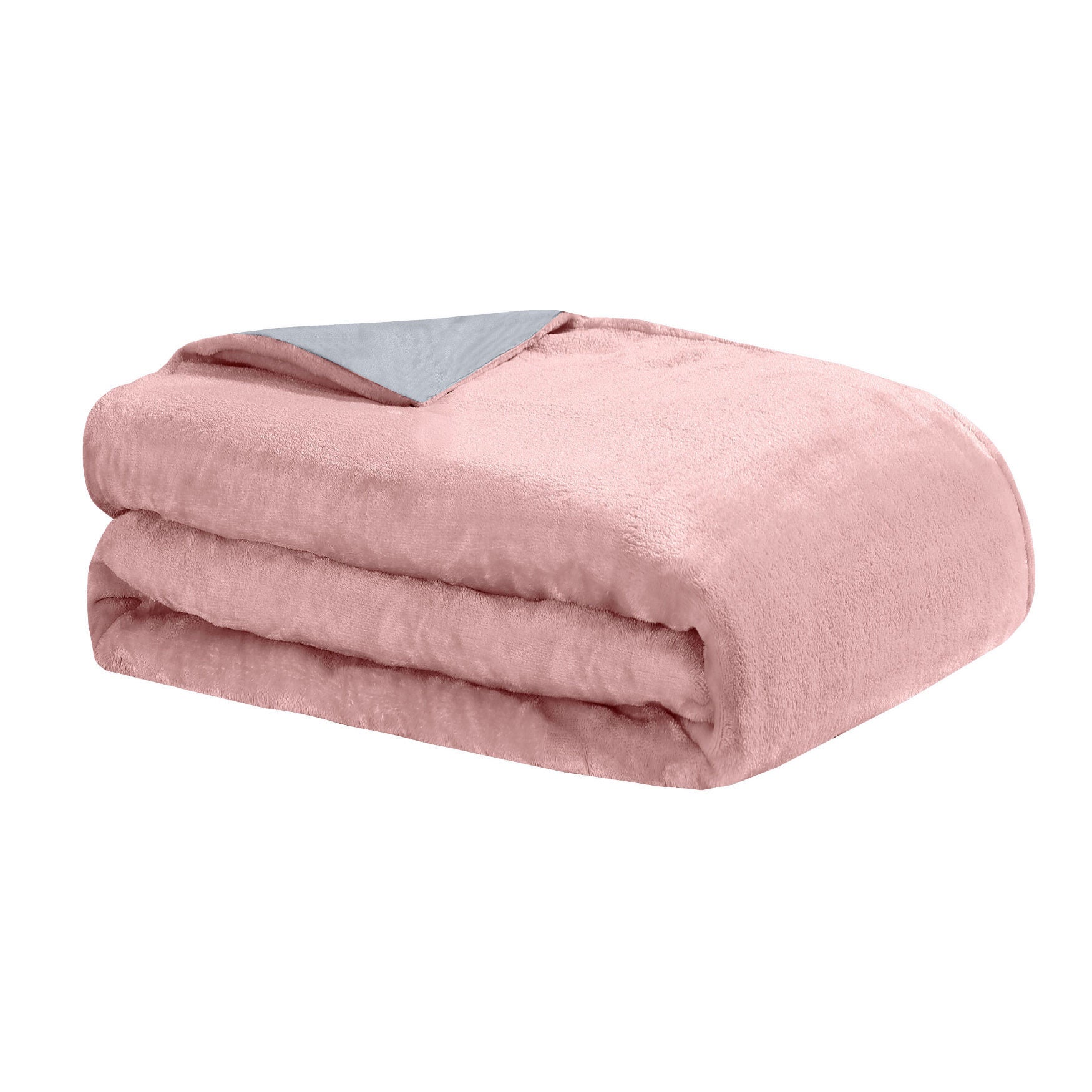 Crystal 15Lb Reversible Cooling Weighted 48X72 Blanket With Removable Cover Weighted Blanket & Cover, SOFT PINK, hi-res image number 0