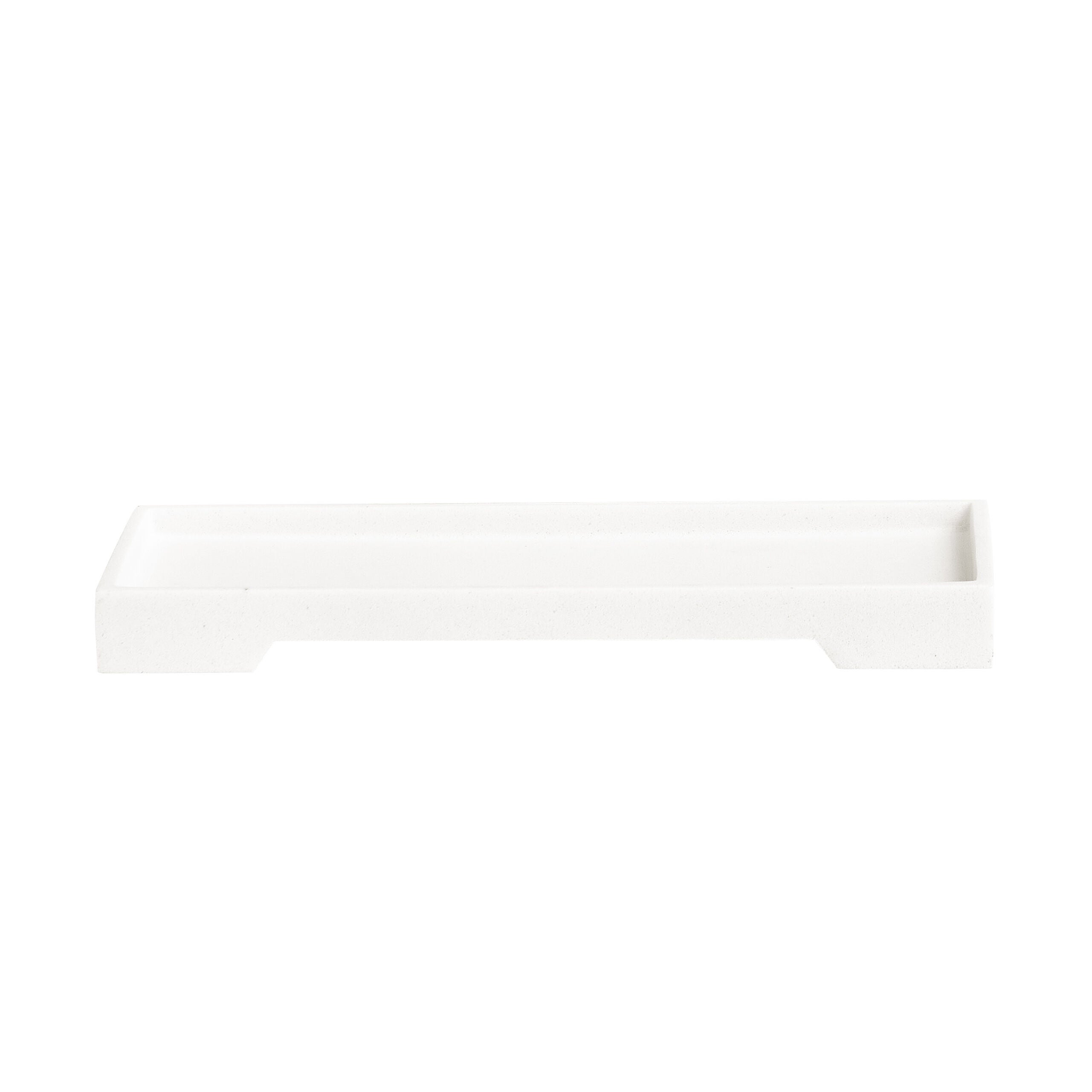 REVERIE BATH ACCESSORIES TRAY, WHITE, hi-res image number 0