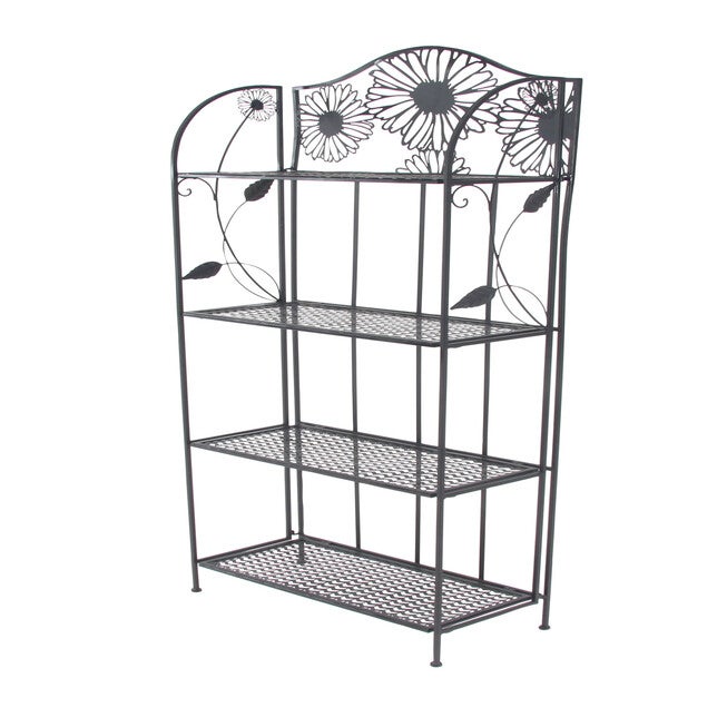 Black Iron Traditional Baker'S Rack, , on-hover image number null